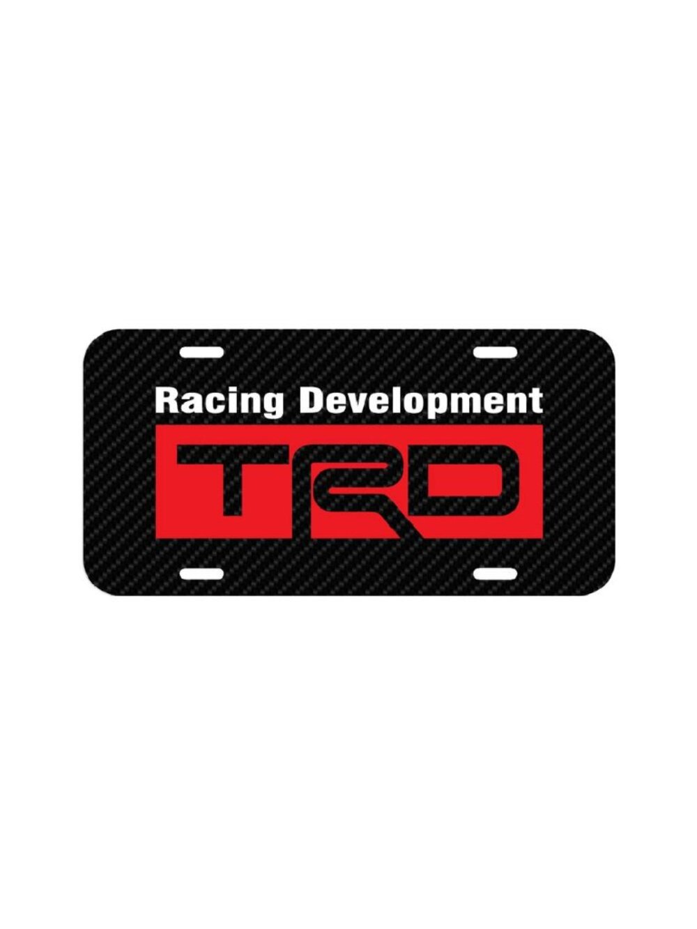 NEW TRD Aluminum License Plate Car suv